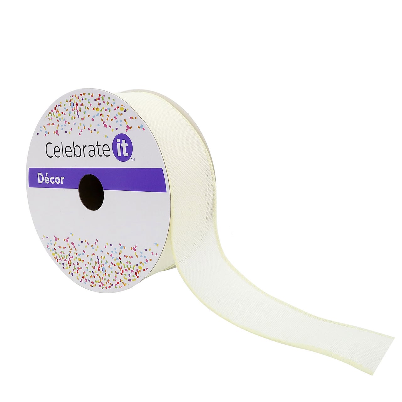 12 Pack: 1.5" x 30ft. Faux Linen Wired Ribbon by Celebrate It™